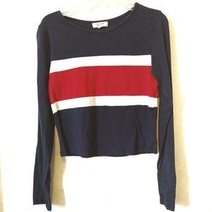 Heart & Hips Long Sleeved Crop Top Size Med